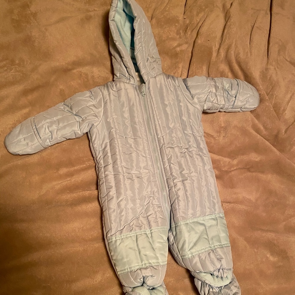 Baby snowsuit blue NWT